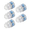 5Pcs Fishing Lure Light Diamond Shape LED Corrosion Resistance Auto Open Flashing Bass Lure Light Blue