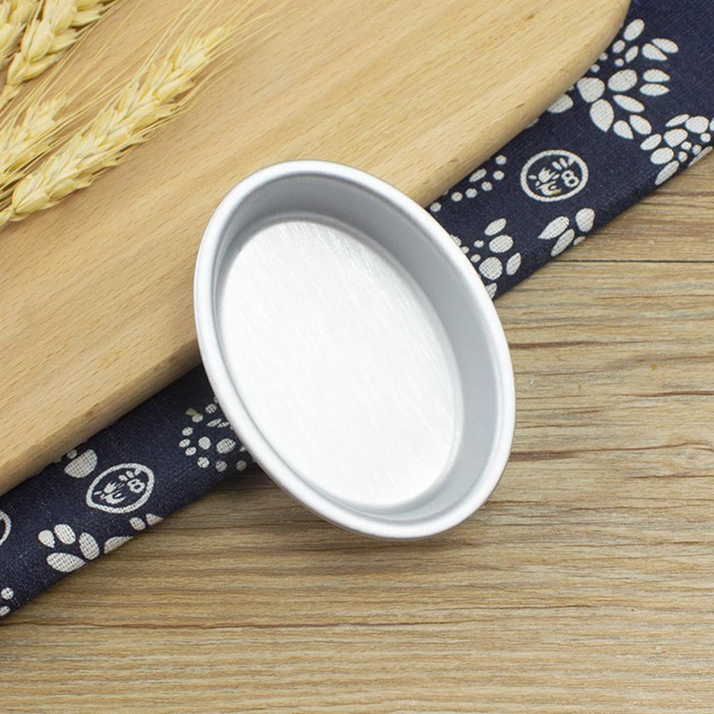 20 ks Všestranné oválné pečicí formy Praktické oválné hliníkové pečicí formy na lahodné cheesecaky a chleby