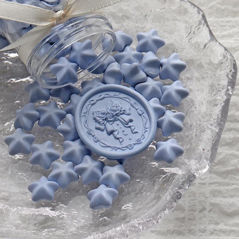 NEW 150pcs Five-pointed Pentagonal Lacquer Wax Grains Diy Envelope Sealing Hand Account Decorative