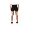 Asics Silver 4In Shorts Solid Quick-Dry Breathable Casual Shorts Women Shorts Black 2012D151-001