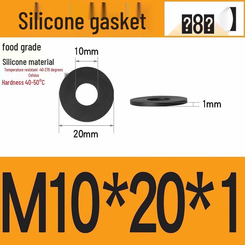 Silicone High-Temp Waterproof Gasket & Shock Absorbing Seal Pad