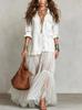 European and American Style Popular Women's Retro Lapel Imitation Denim Dress Casual