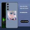 Cute Cartoon Anime Girl Luxury For Samsung Galaxy S23 S24 S25 Ultra S22 Plus S21 Black Soft Case Waterproof Soft Case