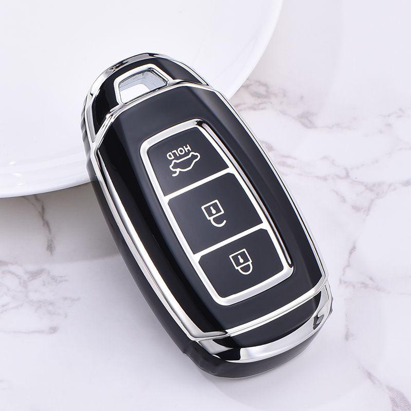 

Key Cover for 2018-2021 Hyundai IX35, Elantra, Fiesta, IX25, Mingtu - Stylish Protective Shell