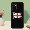 Georgia Grunge Flag For Samsung Galaxy A36 A56 A54 A34 A14 A06 A16 A26 A12 A32 A52 A13 A33 A53 A15 A35 A55 Case