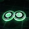 2Pcs Cup Pad Car Accessories LED Light Cover Interior Decoration Lamp 7 Colors