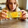 Stress Relief Clear Stick Toy Shapeable Fruit Bar Squeeze Toy, No Rebound Soft Stretchy Fidget Strip for Relaxation
