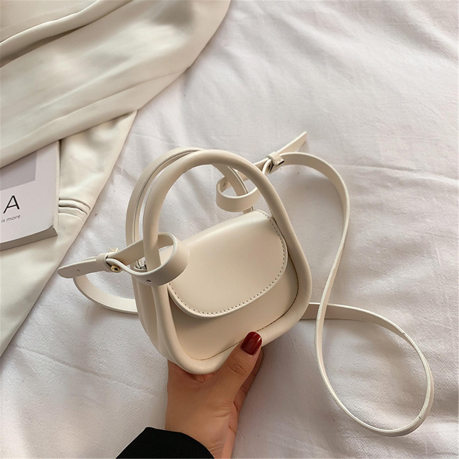 

Мини-сумка через плечо из искусственной кожи, маленькая сумка для хранения, модная сумочка с наушниками, красный конверт белый