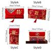 Brocade Cloth Tassel Brocade Red Envelope New Year Money Bag  Chinese Wedding