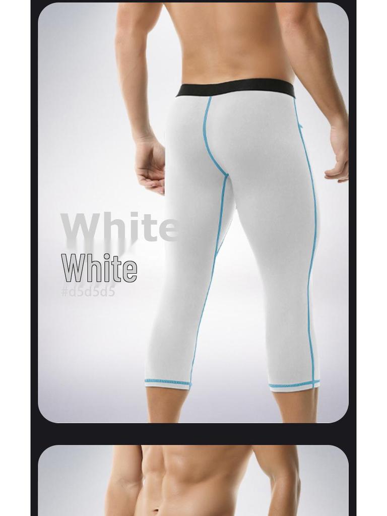 Men's Plus Size Wool-Blend Leggings: Warm, Slim-Fit Pants for Fall and Winter