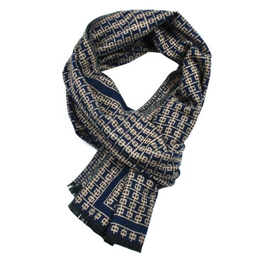 New Arrival High Quality Men's Double-sided Thickened Warm Scarf Korean Design Men's Knitted Scarves