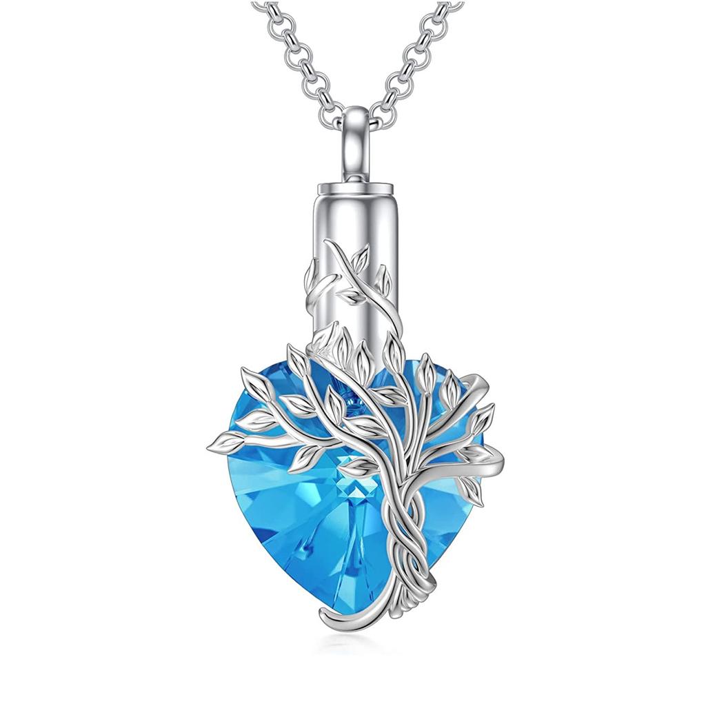 Herzbaum Halskette Gedenkschmuck Geschenke für Frauen Mädchen