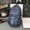 Schoolbag Junior high school college students class schoolbag Korean version leisure large capacity Harajuku school commute storage backpack