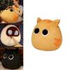 Cute Black Cat Dumpling Pillow Plush Toy Stuffed Animal Doll