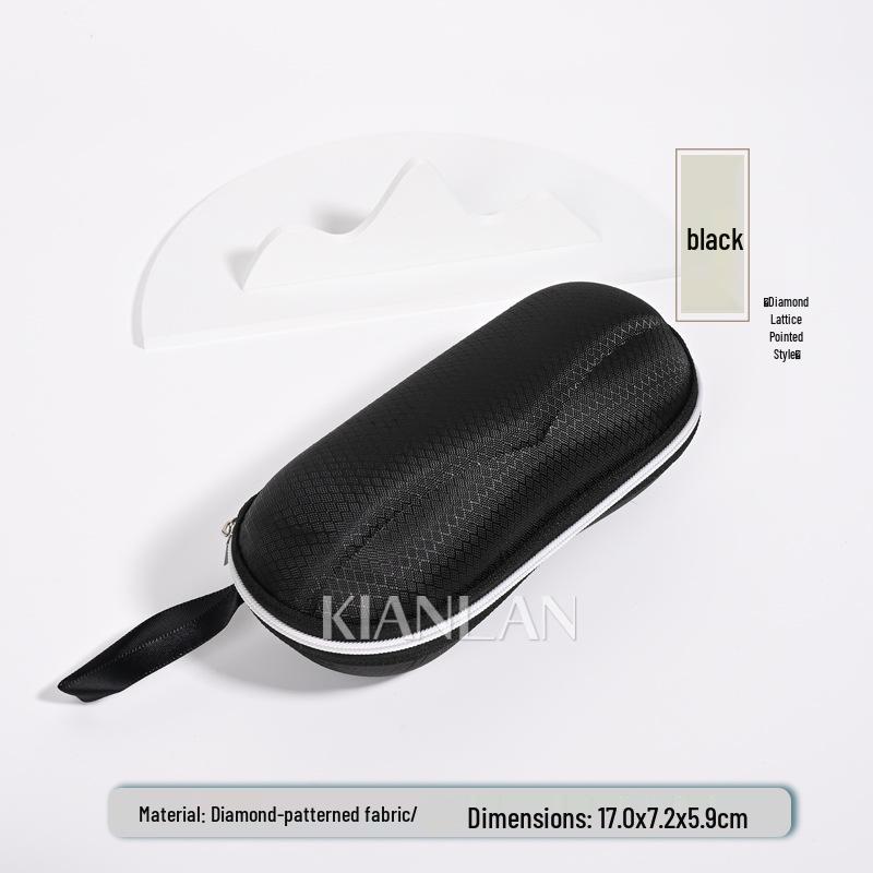 Large Capacity Zippered Sunglasses Case - Stylish, Outdoor Travel Design