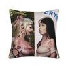 Melanie Martinez Pattern Pillow Case Print Pillow Cover Novelty Cushion Cover For Sofa Bedroom Home Decor