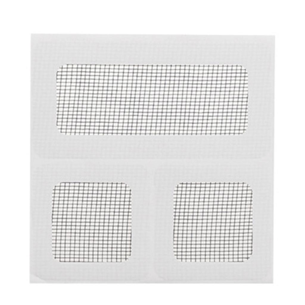 Reparaturband für Fenstergitter, 10 x 10 cm, Anti-Moskitonetz, Reparaturflicken für Vorhänge und Türgitter, hält die Fliegengitter intakt und sicher
