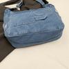Borsa a Spalla in Denim di Grande Capacità Borsa a Tracolla Versatile Borsa Hobo Sling alla Moda Borsa