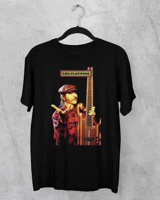 Les Claypool Younger In Concert Black T-shirt Short Sleeve All Sizes 1T165 Unisex T-Shirt