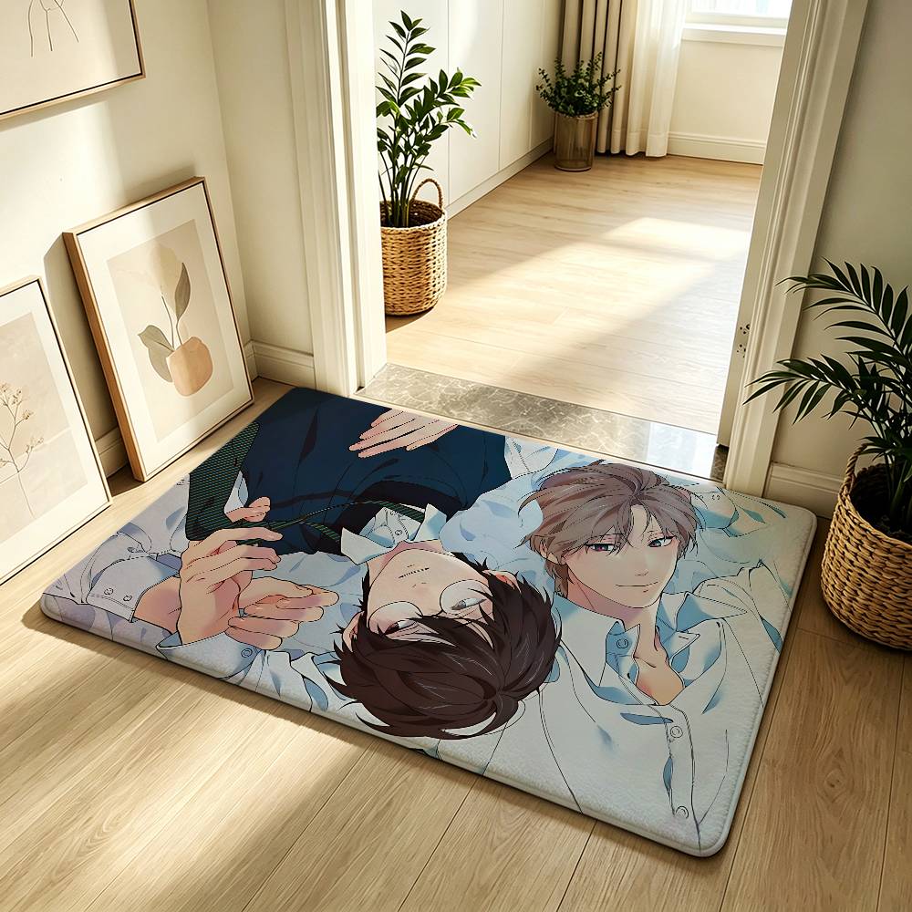 Manhwa L-lost In The Cloud Cute Carpet Bathroom Anti-slip Mat Door Mat Home Decoration Mat Entrance Door Mat Scratch-resistant
