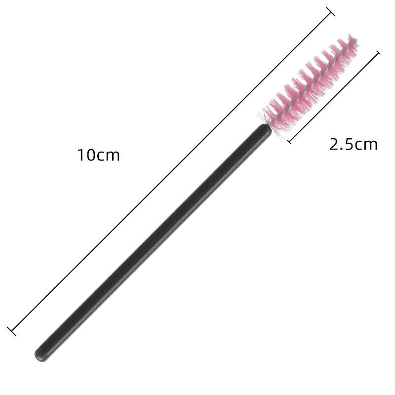 50-Pack Disposable Eyelash & Eyebrow Comb Brushes for Makeup