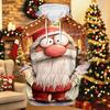 Men's Long Sleeve Hooded Sweatshirt with Christmas Print for Holiday Casual Wear