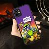 Cartoon Funny R-Rugrats For IPhone 16 15 14 13 12 11 Pro Max X XS MAX Plus Translucent Black Phone Cover