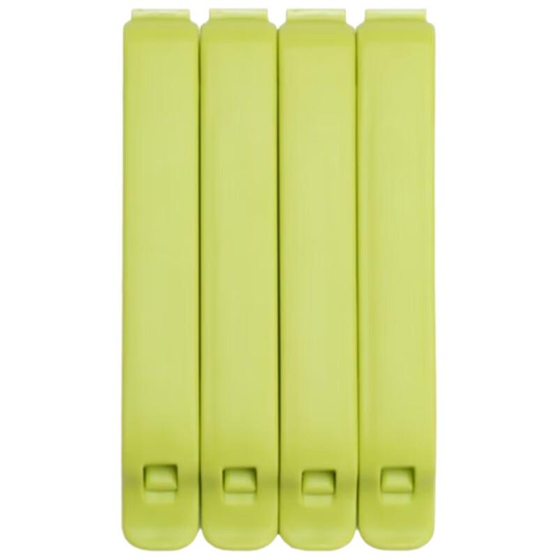 Quange No-Drill Multi-Hook Rack with 4 M-Size Food Sealing Clips