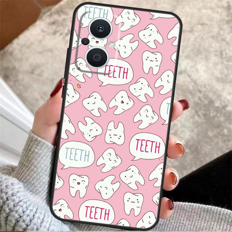 Zahnarzt Zahnärztin Krankenschwester Hülle Für OPPO Reno 3 4 5 6 7 8 Lite 2Z 4Z 5Z 8T OPPO Find X6 X5 Pro X2 Neo X3 Lite Case