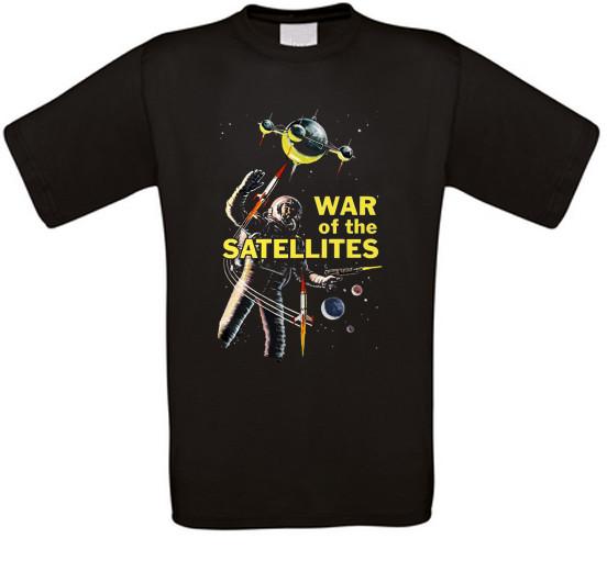 War of the Satellites Planet of Dead Souls Horror T-Shirt All Sizes XXL