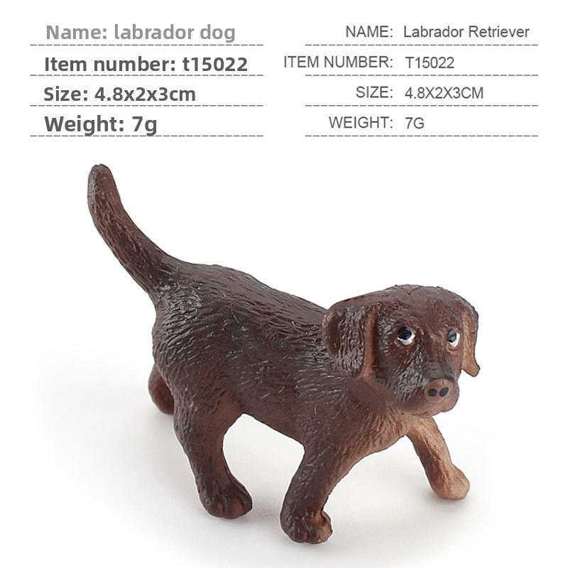 

Small Shiba Inu Labrador Collie Bulldog Chihuahua Dog Model Toy For Home Decor And Collectors Small Labrador