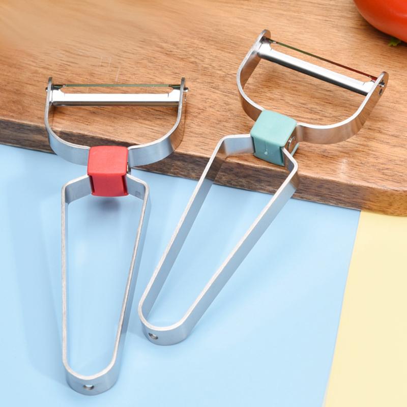 Stainless Steel Peeler for Kitchen Use Multifunctional Fruit Vegetable Peeling Tool with Non Slip Handle
