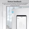 Tuya Smart Home Zigbee Door Sensor Alarm Window Door Open/Closed Detectors Security Protection Smart Life Voice for Alexa Google