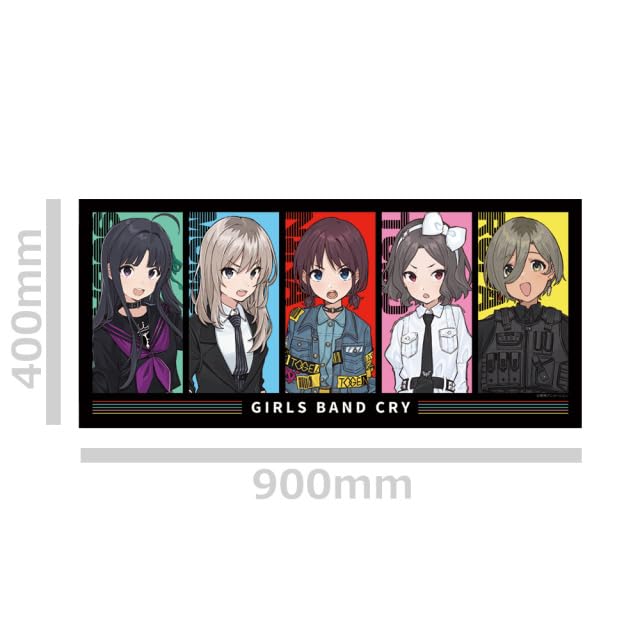 Anime Band Character Large Towel Thornless and Thorny Ants 1 "Girls Cry" - Vol.