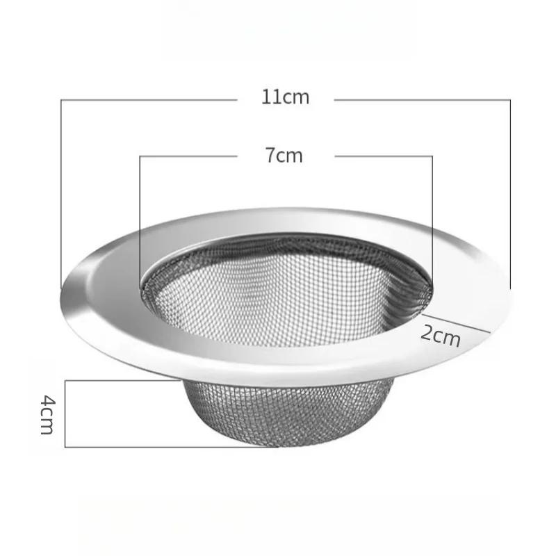 Küchenspülen Sieb Edelstahl Spülbecken Trichter Verstopfungsschutz Spülbecken Geschirrspüler Becken Badezimmer Bodenablauf Kanalisation Haarsieb