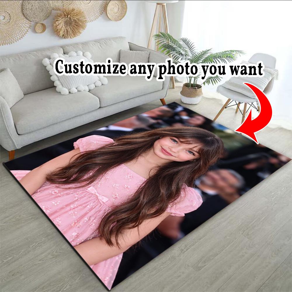 Customize Photo Personalized image Floor Mat Design for Outdoor Bedrooms Decorate room Study room Anti-slip Rug Office home decor