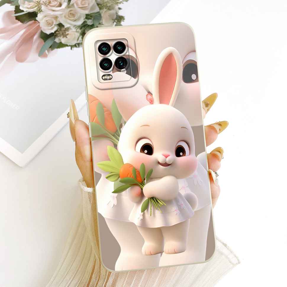 For Xiaomi Mi 10 Lite 5G Case Soft Silicone Retro Print Back Cover For Xiaomi Mi 10Lite M2002J9G M2002J9S Phone Cases