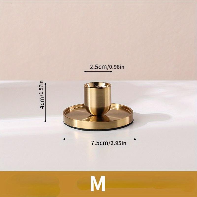 1PC Candlestick Metal Black Candle Stand Decoration Home Living Room Crafts