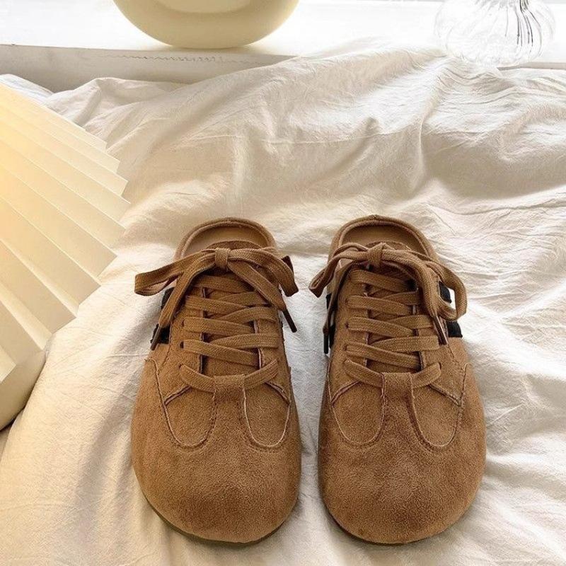 Popular Retro Sport Leisure Shoes Summer Women's Soft Soled Frosted Flat Casual Board Shoes Comfortable Single Shoes Sneakers