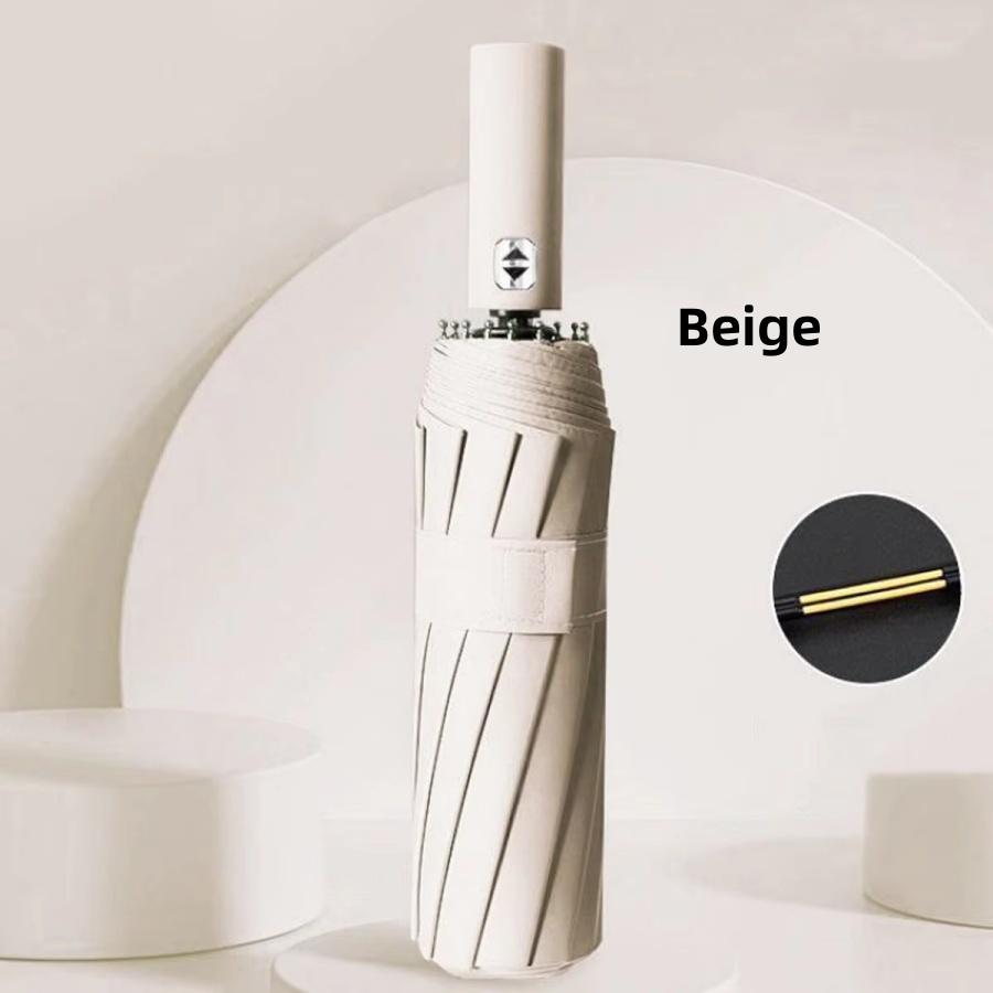 24 Bones 106cm Automatic Umbrella for Men and Women Outside Large Folding Rain and Sunshine Umbrella