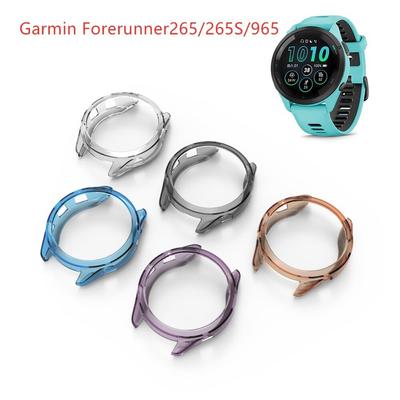 Suitable for Garmin Forerunner 265 / 265s Tpu Half-pack Protective Case Garmin Forerunner 965 Soft Hollow Protective Cover