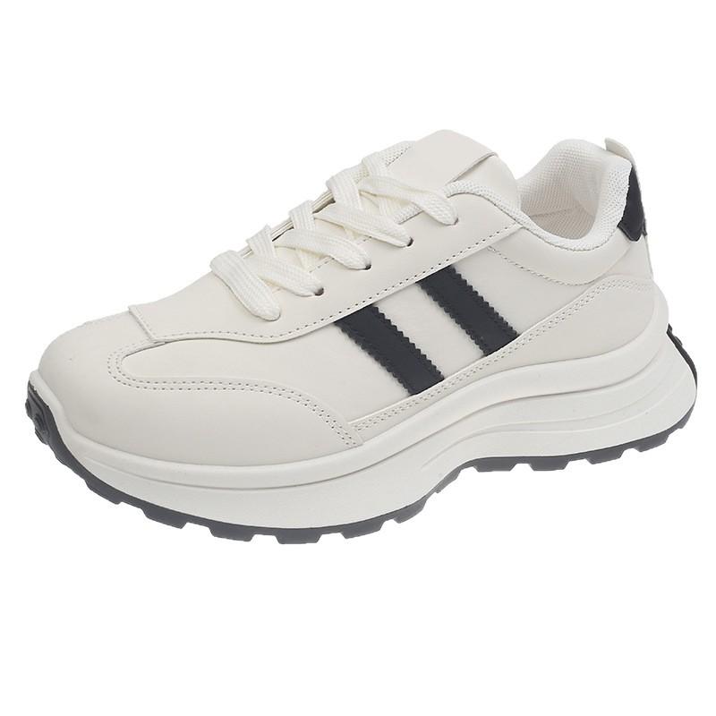 2025 new soft-soled sports little white shoes women's original design sense of explosion versatile breathable couple dad shoes
