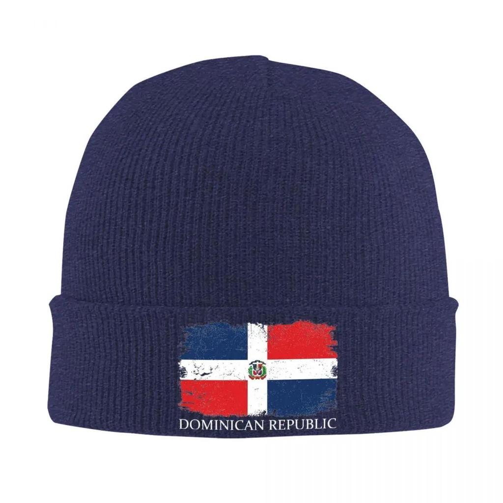 Dominican Republic Beanie Hats Country Flag Knit Hat Hippie Elastic Men Women Caps Autumn Casual Bonnet Hats Birthday Gift