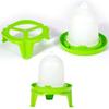 Automatic Chicken Feeder Bucket Rooster Hen Feeding Drinking Bucket Farm Animal Poultry Quail Pigeon Feeding Supplies 1Pc