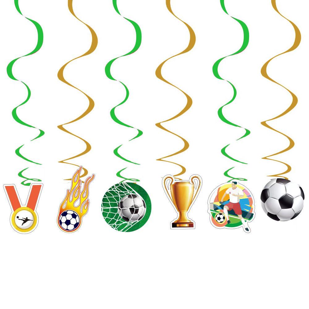 World Cup Birthday Party Decorations: Banners, Spirals, and Cake Toppers