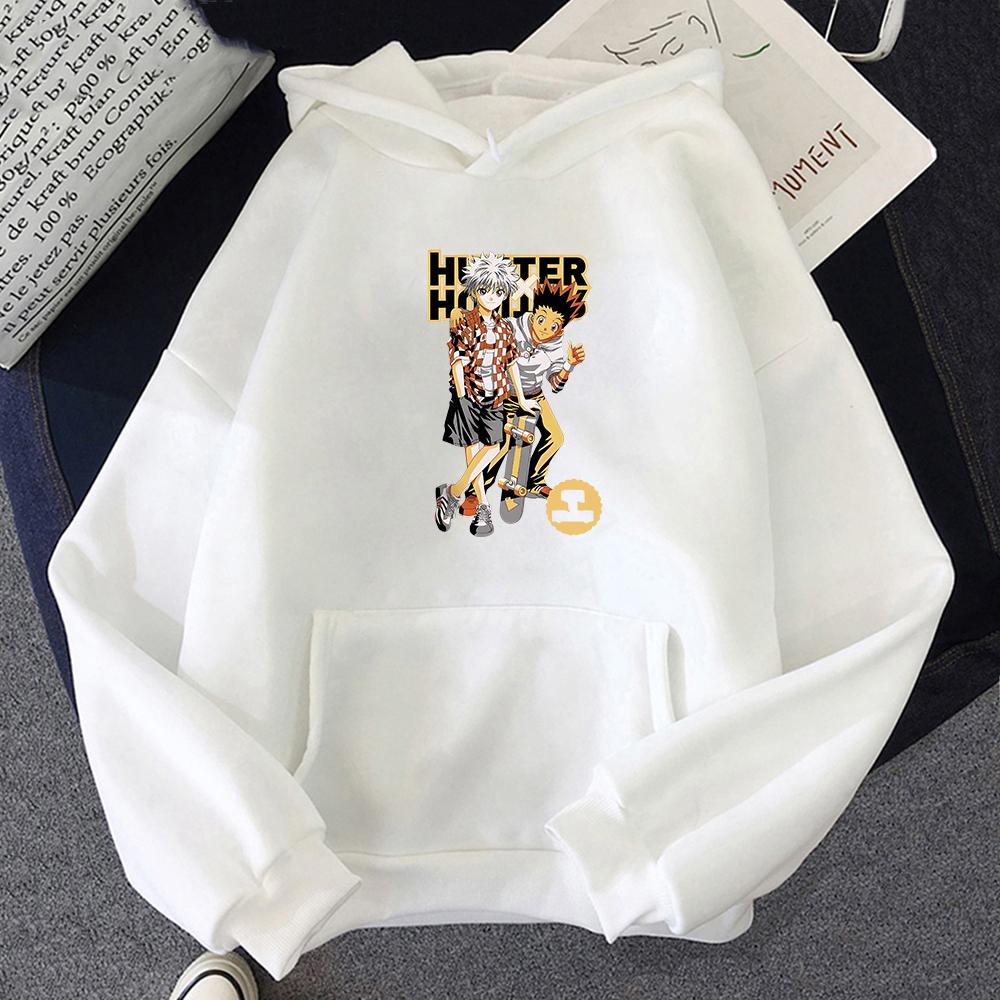 Cute Unisexs Hunterxhunter Hoodies Hunter X Hunter Unisex Women Pullovers Hoodies Sweatshirts Killua Zoldyck Hisoka 90s Anime Hoody