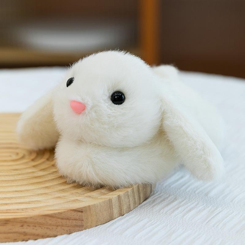 Rabbit cat magnetic palm treasure refrigerator sticker plush toy cute fox elephant dog doll