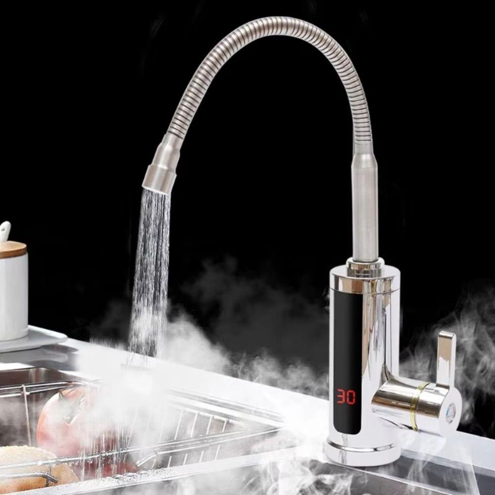 Stainless Steel Electric Water Heater Instant Type Faucet Heater Electric Faucet For Kitchen