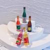 Dollhouse Accessories: Miniature Beer & Wine Bottle Props for Photography & Terrariums D136