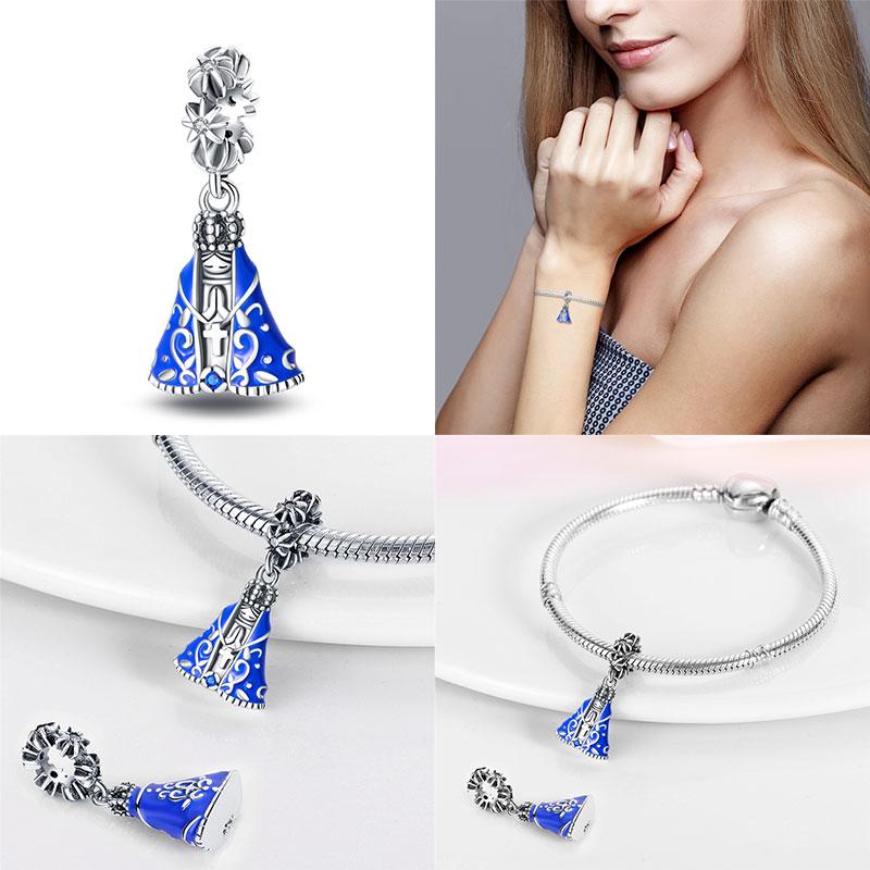 100% Copper Angel Cross Bible Charms Fitoriginal Bracelet Jewelry Making For Women Gift